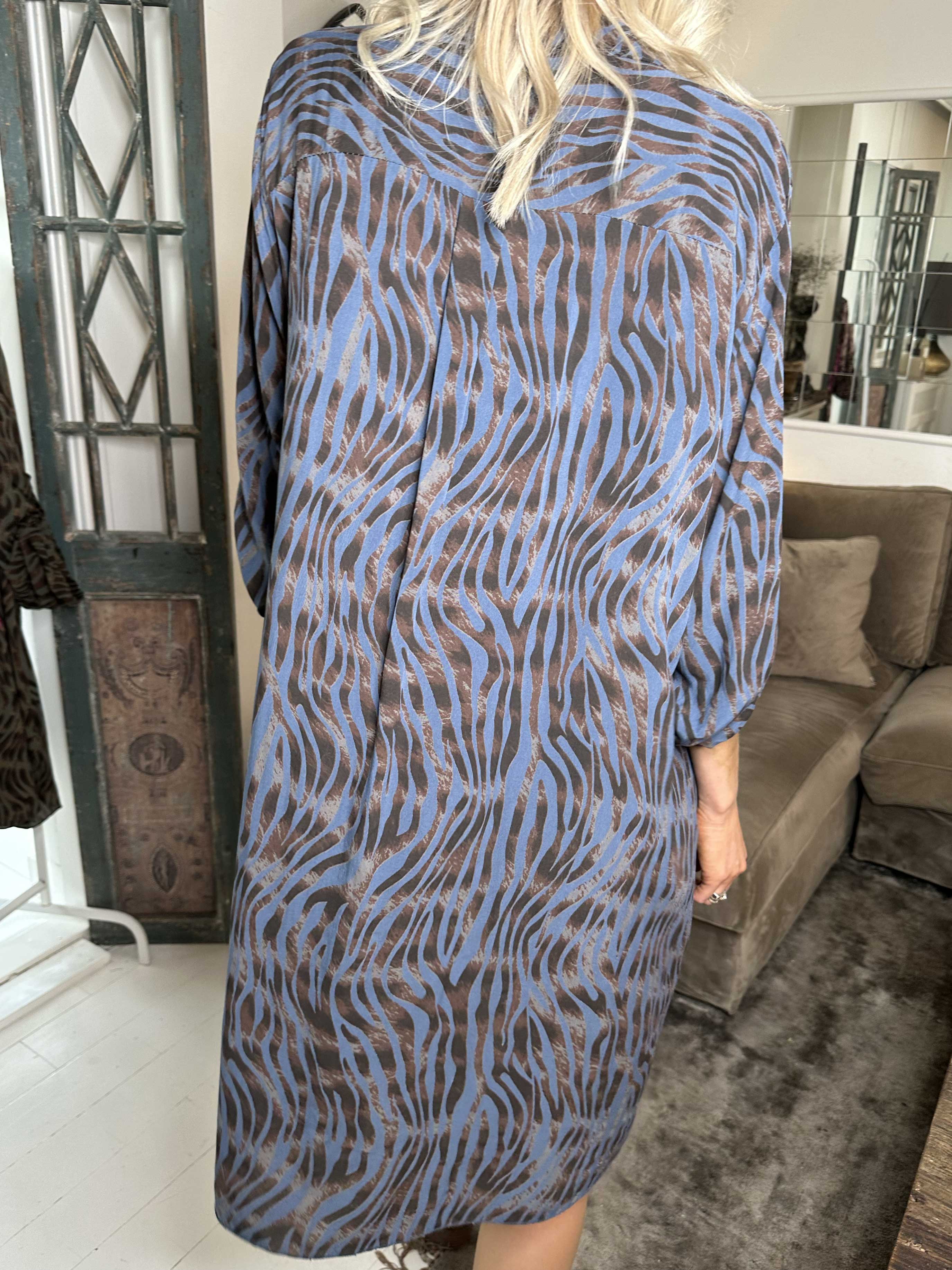 Firenze - Skjorta i bomull med djurränder